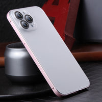 Luxury Aluminum Metal Matte Case for iPhone 14 13 12 series