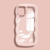 Fashion Cute Transparent Curly Case for iPhone 13 12 11 Pro Max