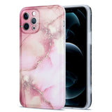 Glazed Marble Pattern TPU Case for iPhone 12 11 Series