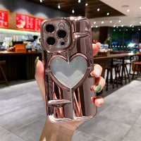 Big Heart Shape Case For iPhone 14 13 12 series