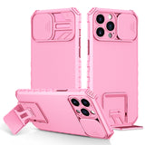 Heavy Duty with Camera Cover Kickstand Military Grade Armor Case for iPhone 13 12 11 Pro Max