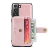 Luxury Magnetic Safe Leather Wallet Case For Samsung Galaxy S22 Ultra Plus S21FE