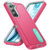 3 Layers Protection Heavy Duty Protective Case with Kickstand for Samsung S22 Ultra Plus