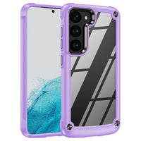 Shockproof Bumper Transparent Hard PC Soft Case For Samsung Galaxy S23 S22 S21 series