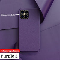 Luxury PU Leather Metal Lens Protector Phone Case For iPhone 12 11 Pro Max