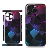 Cracked Design Decal Skin Back Protector Film Cover 3M Wrap Colorful Stickers for iPhone 15 14 13 12 series