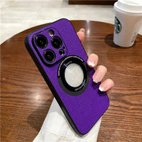 Luxury Magsafe Magnetic Gorgeous PU Leather Case For iPhone 15 14 13 12 series