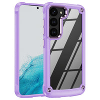 Shockproof Bumper Transparent Hard PC Soft Case For Samsung Galaxy S23 S22 S21 series