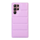 Fashion Puffer Jacket Soft Silicone Case for Samsung Galaxy S22 Ultra Plus