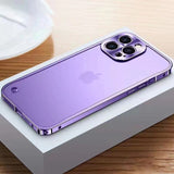 Metal Snap Frame Camera Protector Case for iPhone 14 13 12 series