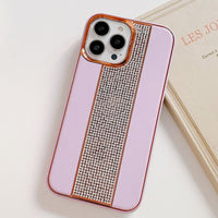 Glitter Diamonds PU Leather Case for iPhone 14 13 12 series