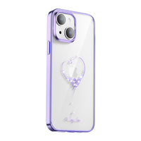 Love Heart Clear Case for iPhone 14 series