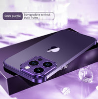 Metal Lens Camera Protection Bumper Case For iPhone 14 13 12 series