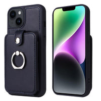 Leather Card Pack Wallet Case For iPhone 14 13 12 series