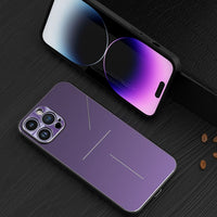 Aluminum Alloy TPU Frame Case with Camera Protection for iPhone 14 13 12 series