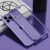 Camera Protector Transparent Plating Matte Case For iPhone 13 12 11 Series