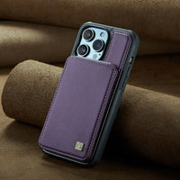 Luxury Leather Wallet Anti Theft Brush Card Slots Shockproof Case For iPhone 14 13 12 series