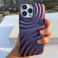 3D Curve Matte Soft Case For iPhone 15 14 13 12 series