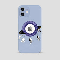 Cute Cartoon Astronaut Phone Case For iPhone 12 11 Series