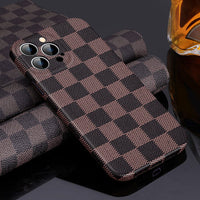 Luxury Classic Leather Camera Wrapped Case for iPhone 13 12 Pro Max