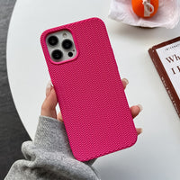 Retro Knitted Woven Pattern Shockproof Soft Silicone Case For iPhone 14 13 12 series