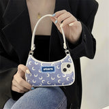 Cute Crescent Moon Hand Bag Shape Case for iPhone 14 13 12 series