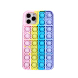 Push Bubble Soft Case For iPhone 12 11 Series