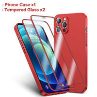 Tempered Glass Shockproof Phone Case For iPhone 13 Series