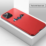 Ultra thin Metal Batman Matte PC Magnetic Protection Phone Case For iPhone 12 Series