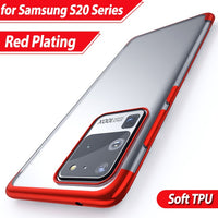 Luxury Ultra-thin Plating Soft Silicone Protective Case for Samsung Galaxy S20 & Note 20 Series