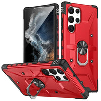 Shockproof Magnetic Holder KickStand Armor Case For Samsung Galaxy S23 S22 S21 Ultra Plus
