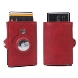 Wallet Pocket Magnet Leather Case for Apple Airtags