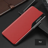 Magnetic Smart View Window Flip PU Leather Case for Xiaomi 10 Series