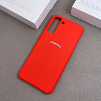 Original Liquid Silicone Soft Touch Silky Case For Samsung Galaxy S21 Series