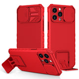 Heavy Duty with Camera Cover Kickstand Military Grade Armor Case for iPhone 13 12 11 Pro Max