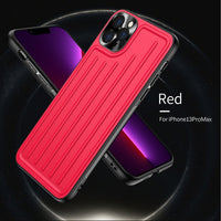 Leather Metal Camera Protector Shockproof Case For iPhone 13 12 11 Series