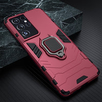 Shockproof Armor Case with Ring Stand for Samsung S22 S21 S20 Series