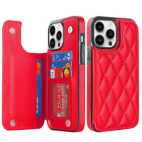 Luxury Wallet Card Slot Leather Case For iPhone 14 13 12 series