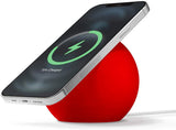 Silicone Ball Shape Charging Dock Magnetic Wireless Charger Stand Holder for Magsafe iPhone 13 12 Pro Max Mini