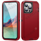 Heavy Duty Shockproof Anti-Scratch Rugged Case For iPhone 15 series