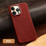 Premium Leather Business Case for iPhone 15 series