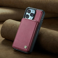 Luxury Leather Wallet Anti Theft Brush Card Slots Shockproof Case For iPhone 14 13 12 series