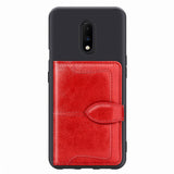 Fashion PU Leather Credit Card Slot Wallet Phone Case For Oneplus 6 & 7 Series