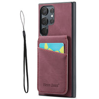 Flip Leather Card Slot Wallet Case for Samsung Galaxy S23 S22 Ultra Plus