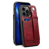 PU Leather Wallet Flip Case with Wrist Strap for iPhone 14 series