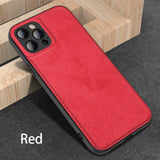 Magnetic Shockproof Silicone Soft TPU Built in Magnet Cloth Phone Case For iPhone 12 11 Series