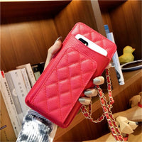 Luxury Crossbody Cellphone Pouch for iPhone Samsung Huawei