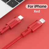 USB C Cable Fast Charger PD 20W For iPhone iPad Macbook