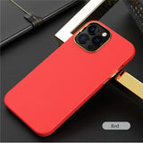 Luxury Leather Plating Case for iPhone 13 12 11 Pro Max