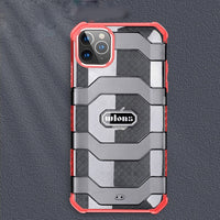 Translucent Airbag Anti slip Military Armor Case for iPhone 12 11 Series